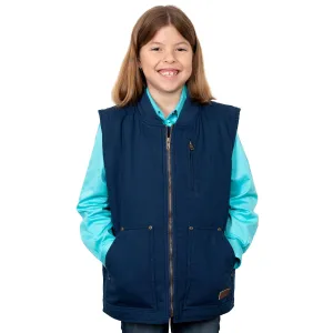 Just Country Kids Junior Diamantina Vest - Navy