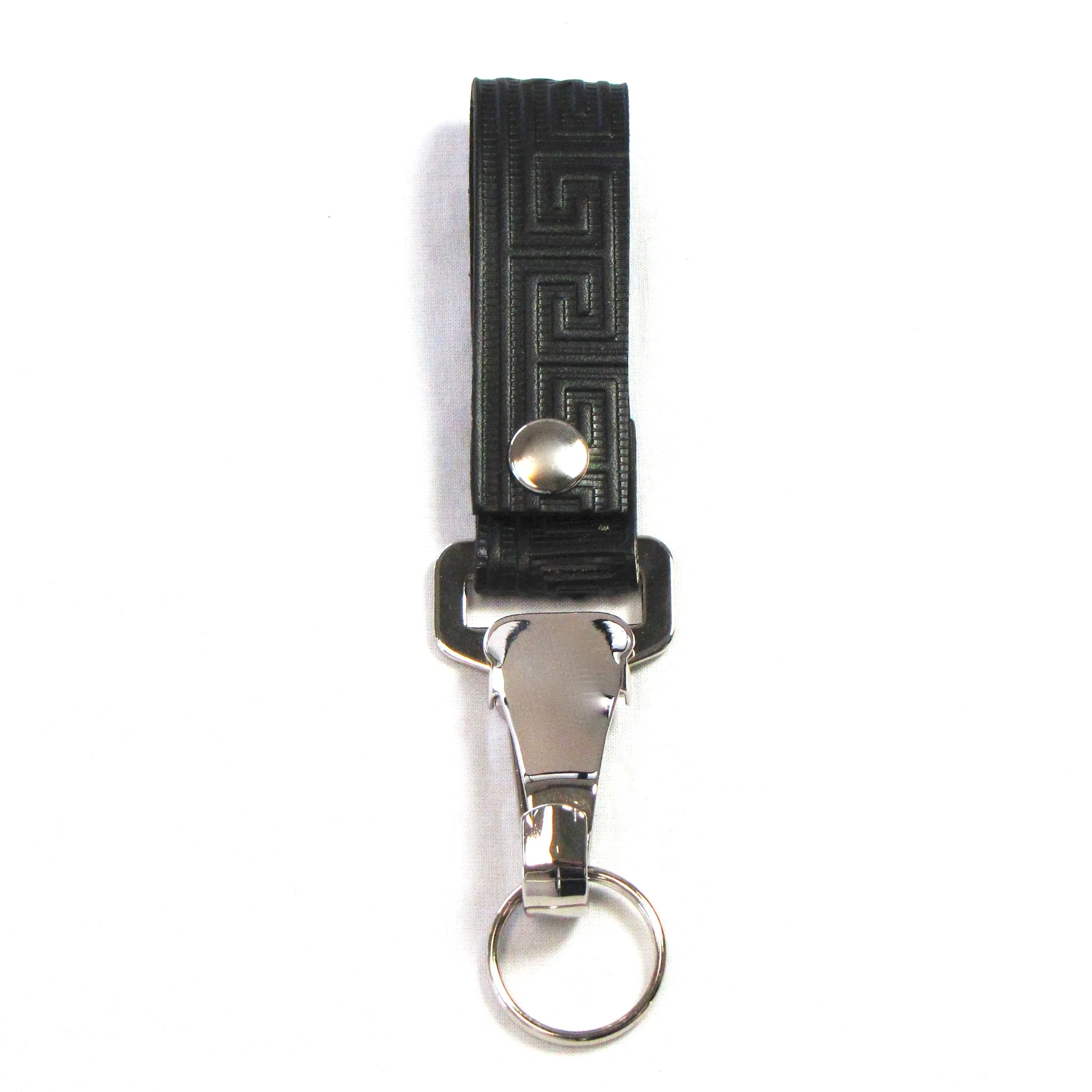 K33  Heavy Key Fob- Geometric Design