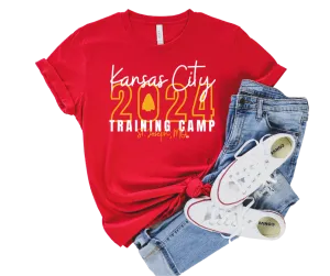 Kansas City 2024 Training Camp St Joseph, MO Red Tee