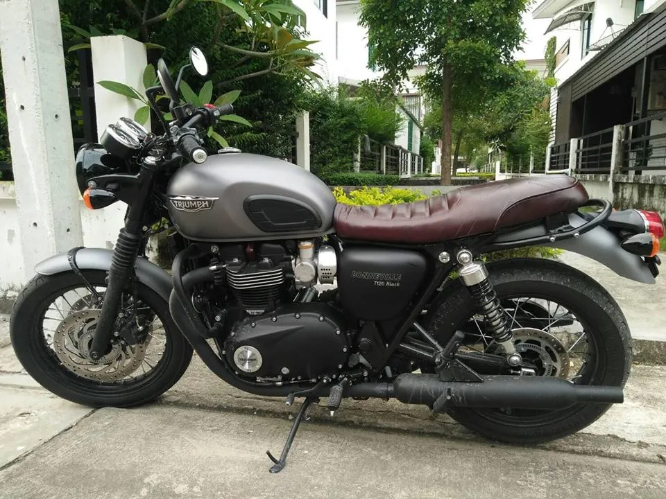 KB-TWSUS - Triumph Bonneville Water-Cooled Scrambler Union Jack Seat