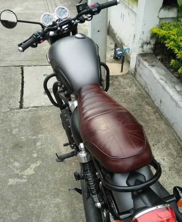 KB-TWSUS - Triumph Bonneville Water-Cooled Scrambler Union Jack Seat