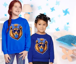 KC Lion Blue Bubble Royal Blue Tee or Sweatshirt