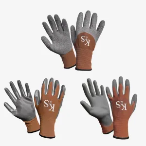 Kent & Stowe Multi-Task Triple Pack Gloves - Medium