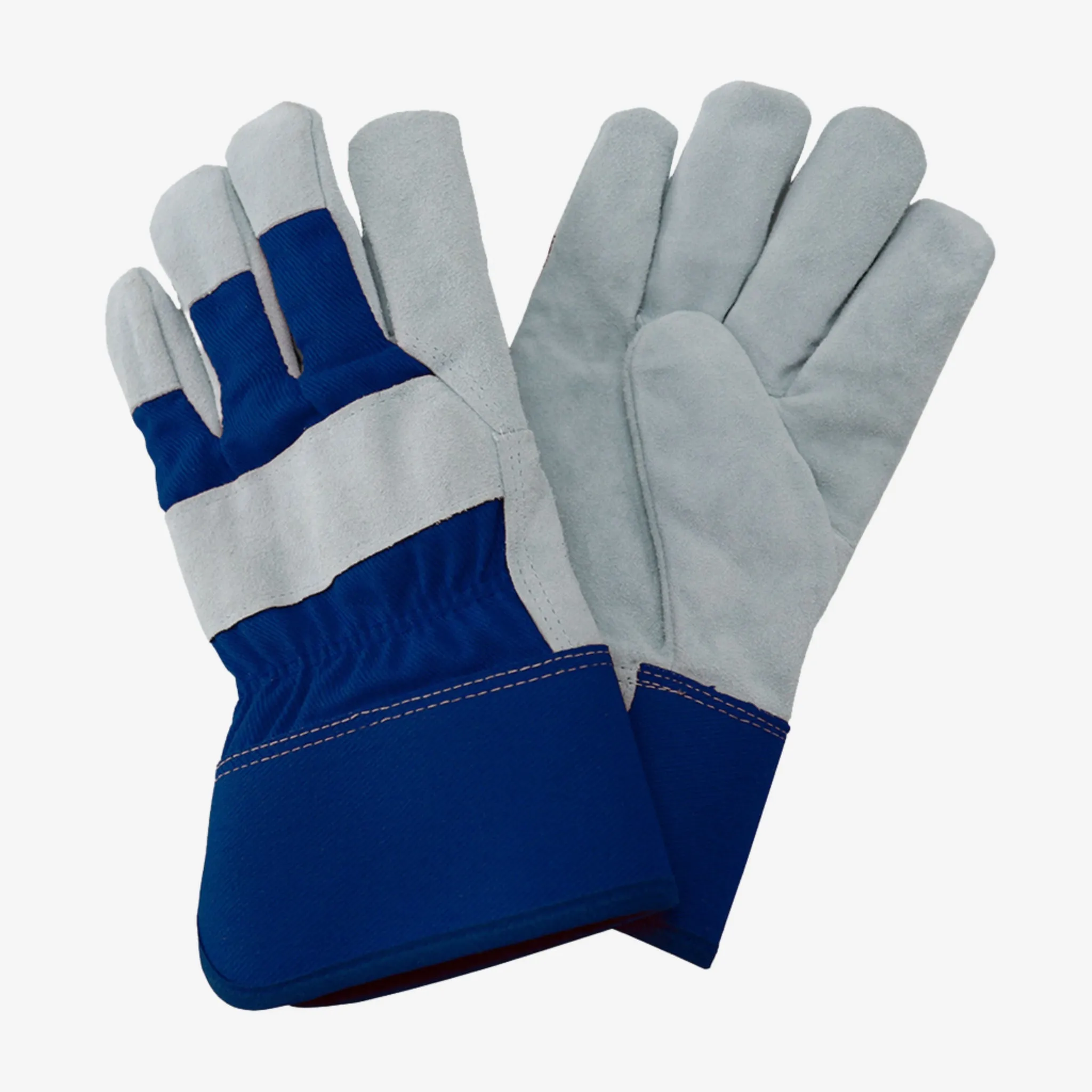 Kent & Stowe Navy Fleece Lined Rigger Gloves - Large