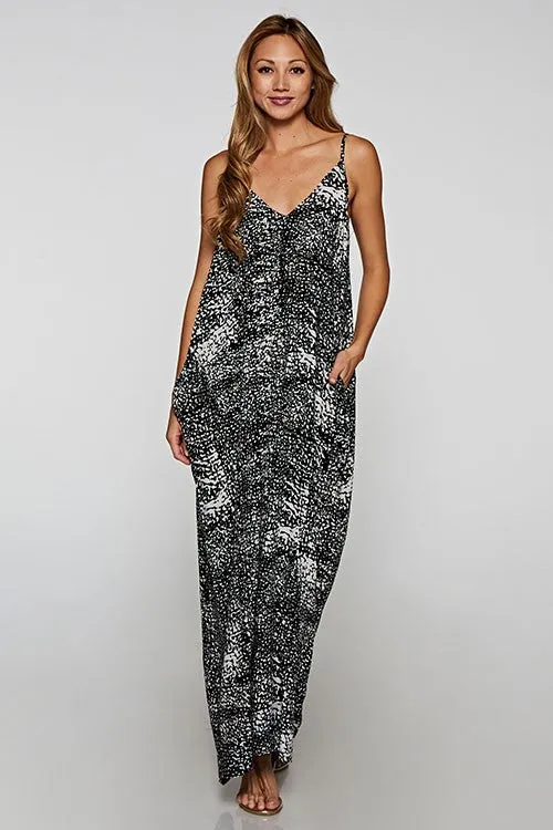 KIKA PRINTED MAXI DRESS