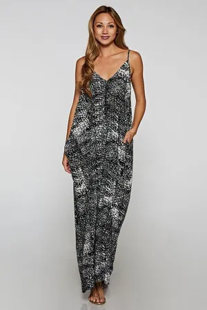 KIKA PRINTED MAXI DRESS