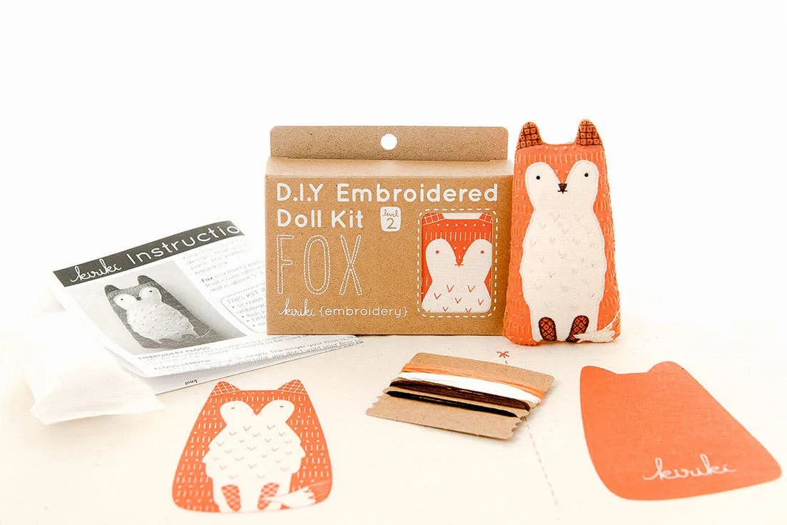 Kiriki Press - Fox - Embroidery Kit