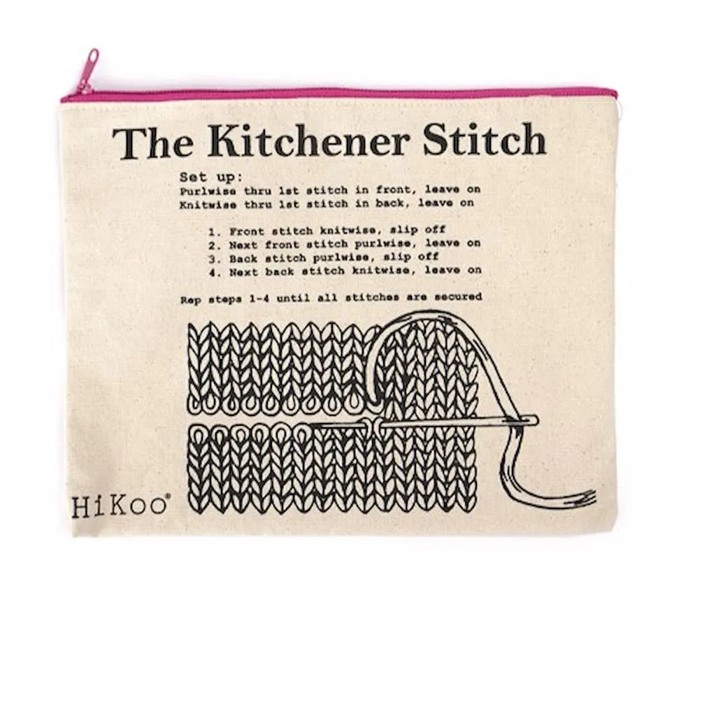 Kitchener Stitch Pouch