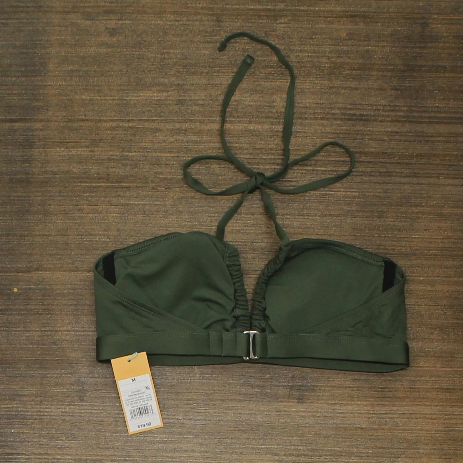 Kona Sol Women's Shirred V Bikini Top AFK84T