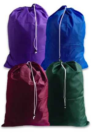 Large Laundry Bags Assorted Colors (5 Pack)