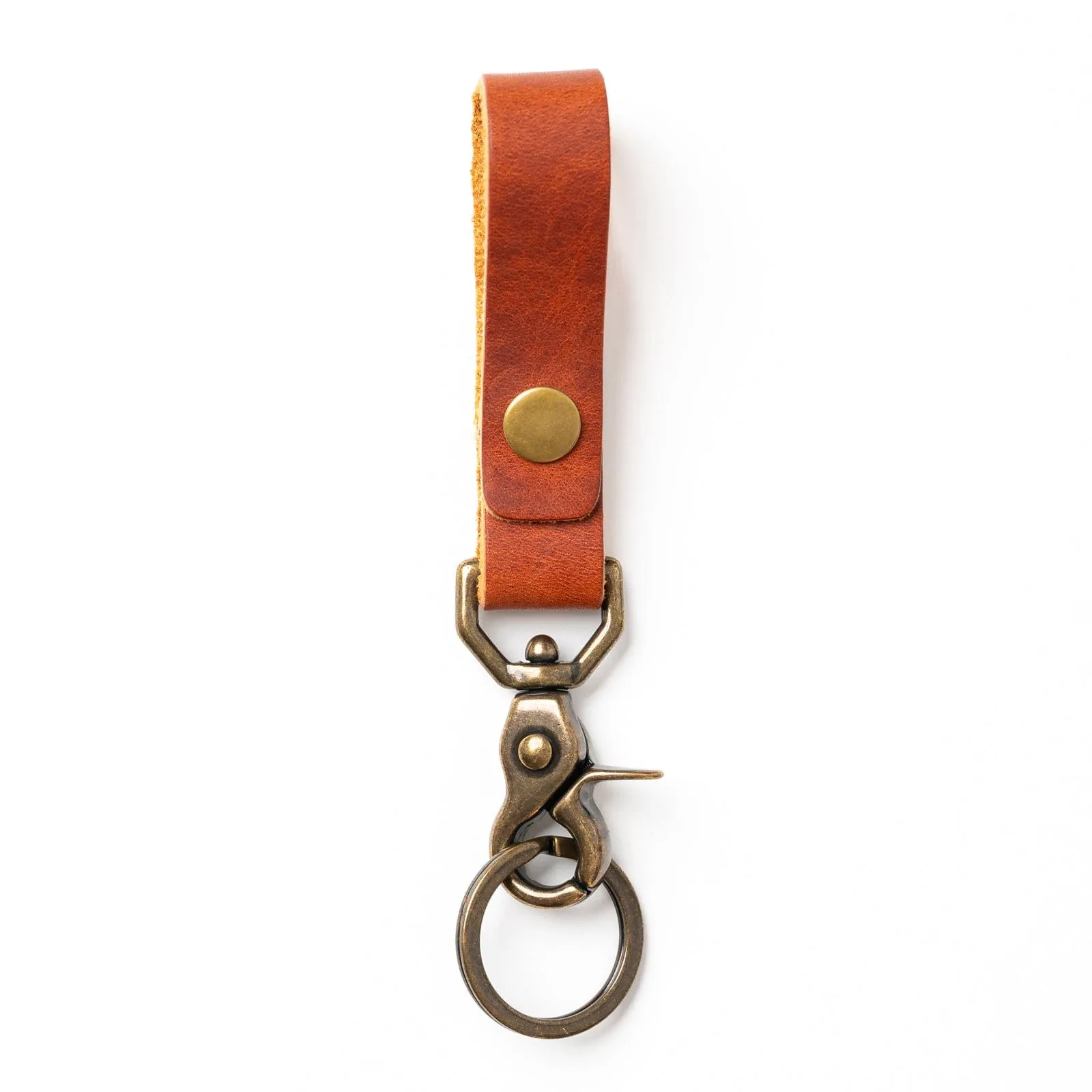 Leather Belt Loop Keychain