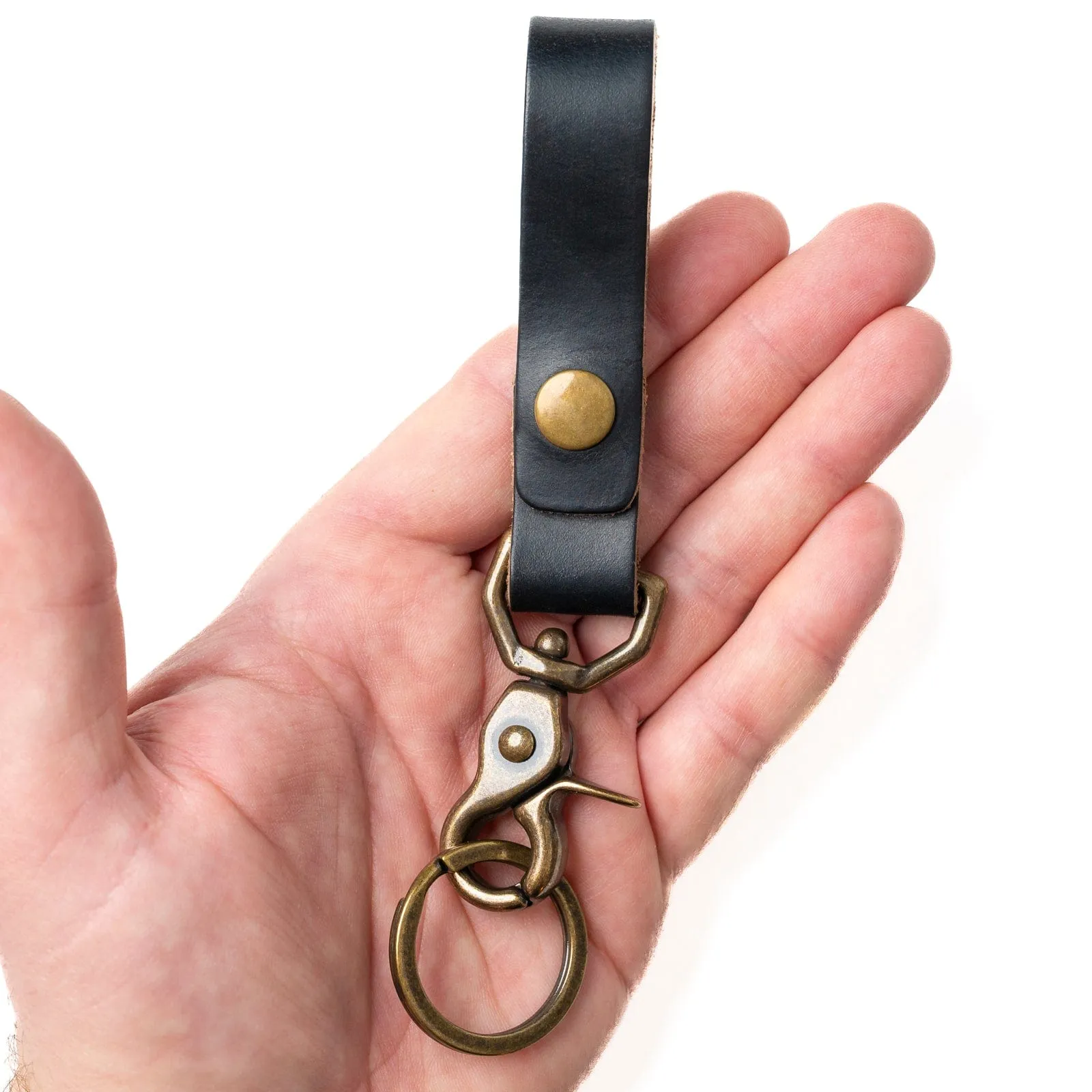 Leather Belt Loop Keychain