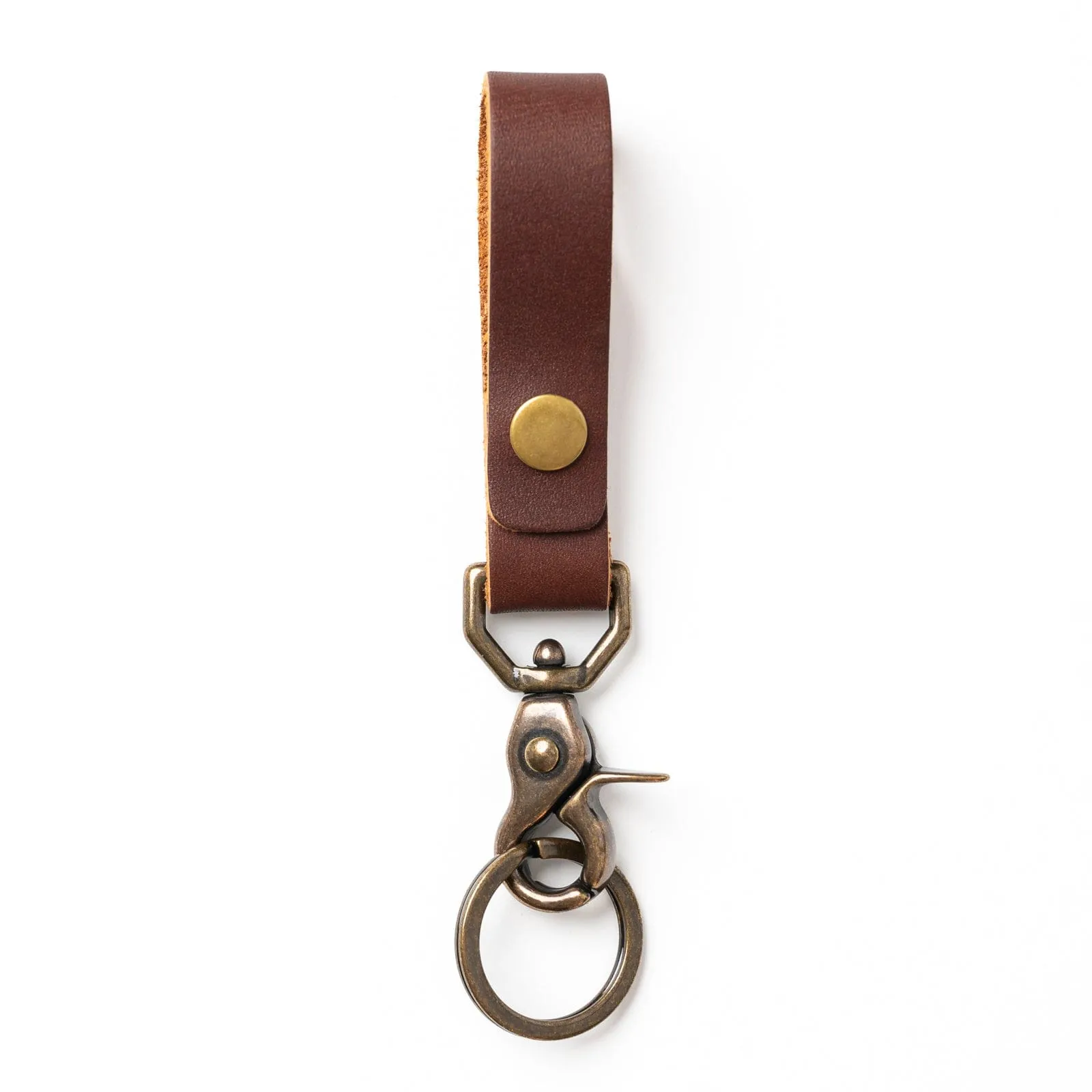 Leather Belt Loop Keychain