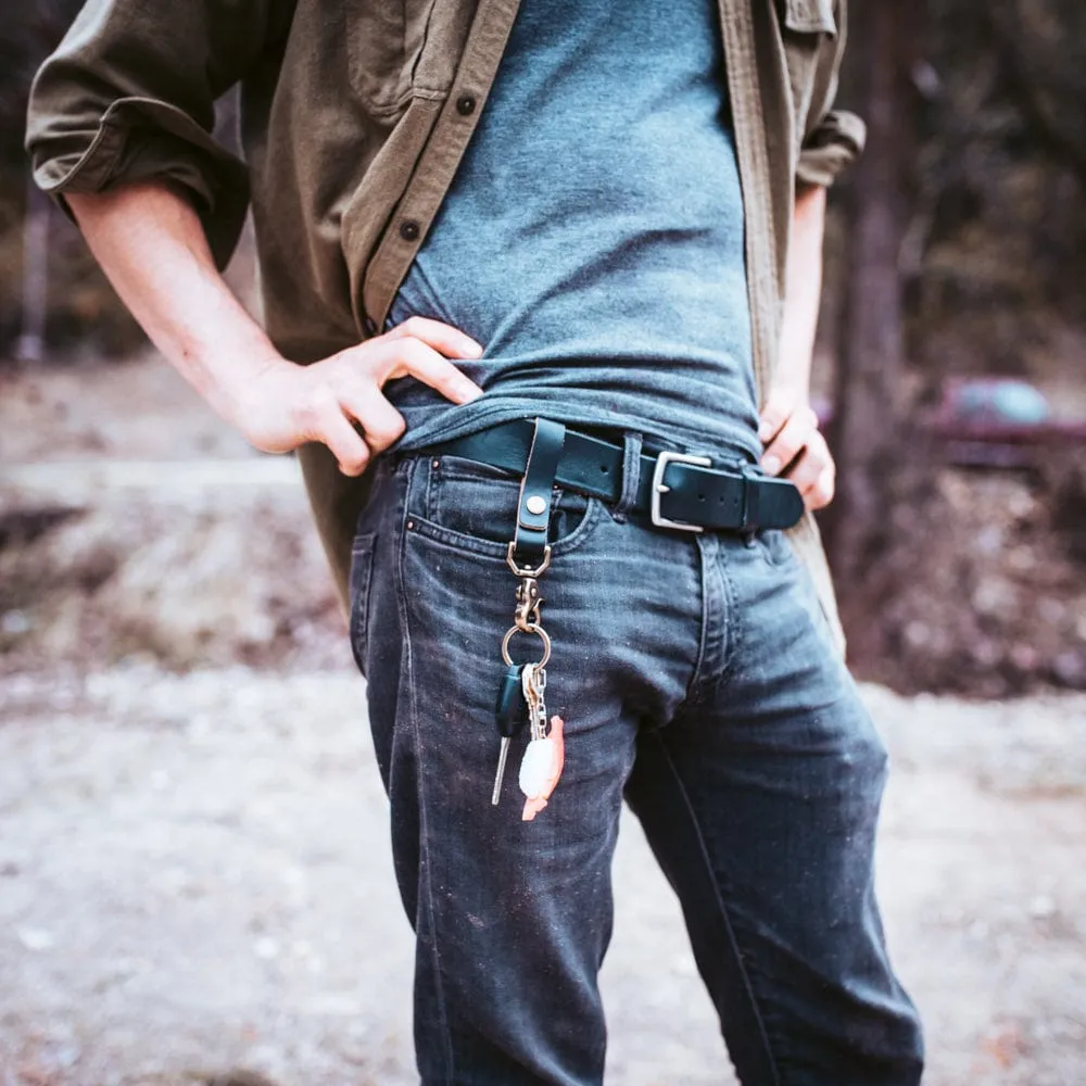 Leather Belt Loop Keychain