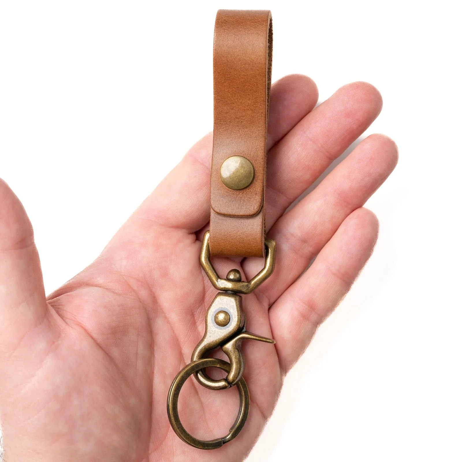 Leather Belt Loop Keychain