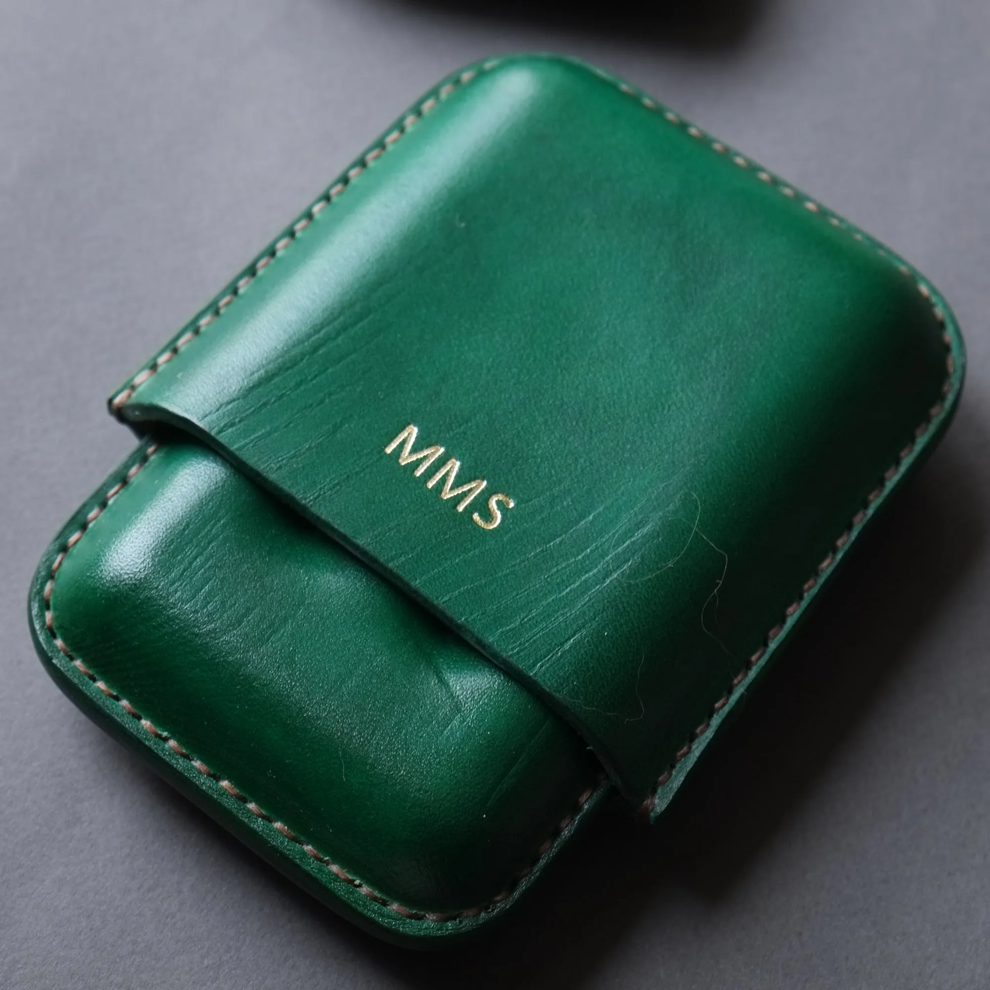 LEATHER CIGAR CASE / TAN