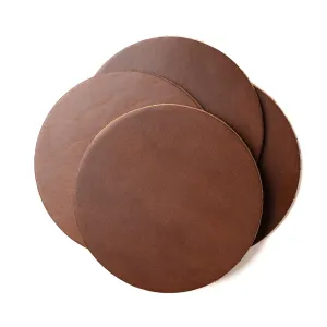 Leather Coasters 4 Pack - Blank