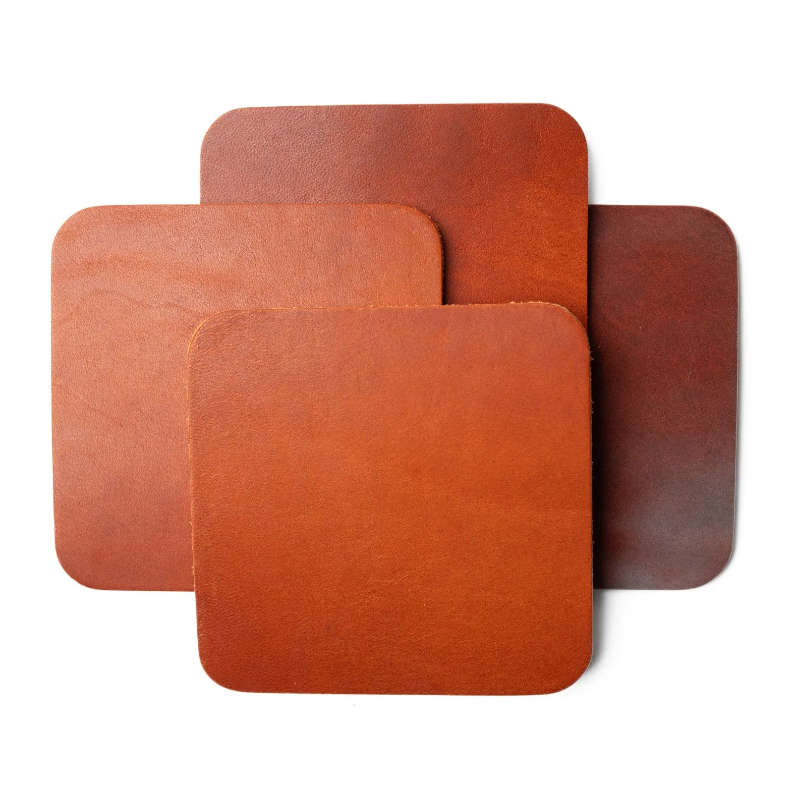 Leather Coasters 4 Pack - Square Blank