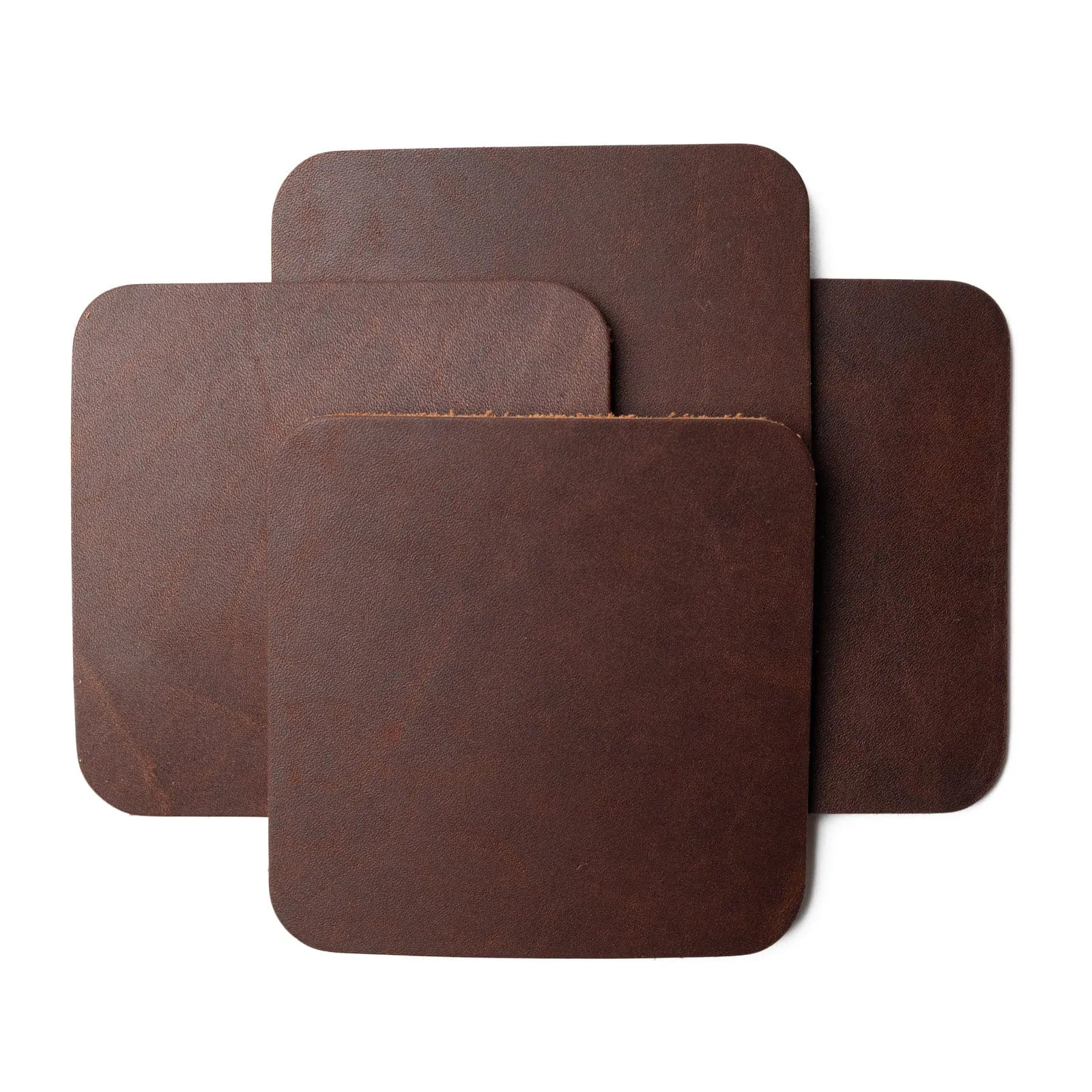 Leather Coasters 4 Pack - Square Blank
