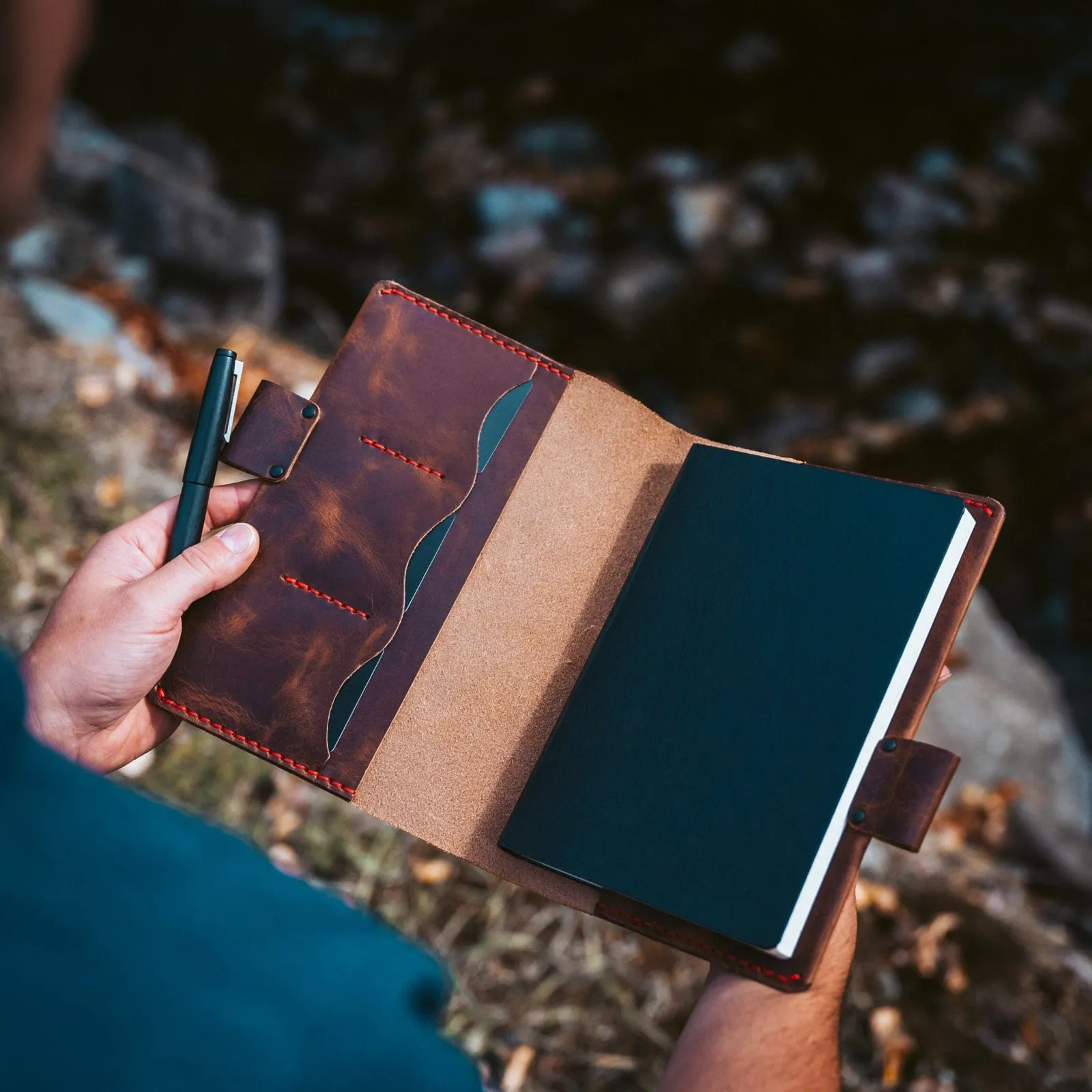 Leather Leuchtturm1917 A5 Notebook Cover