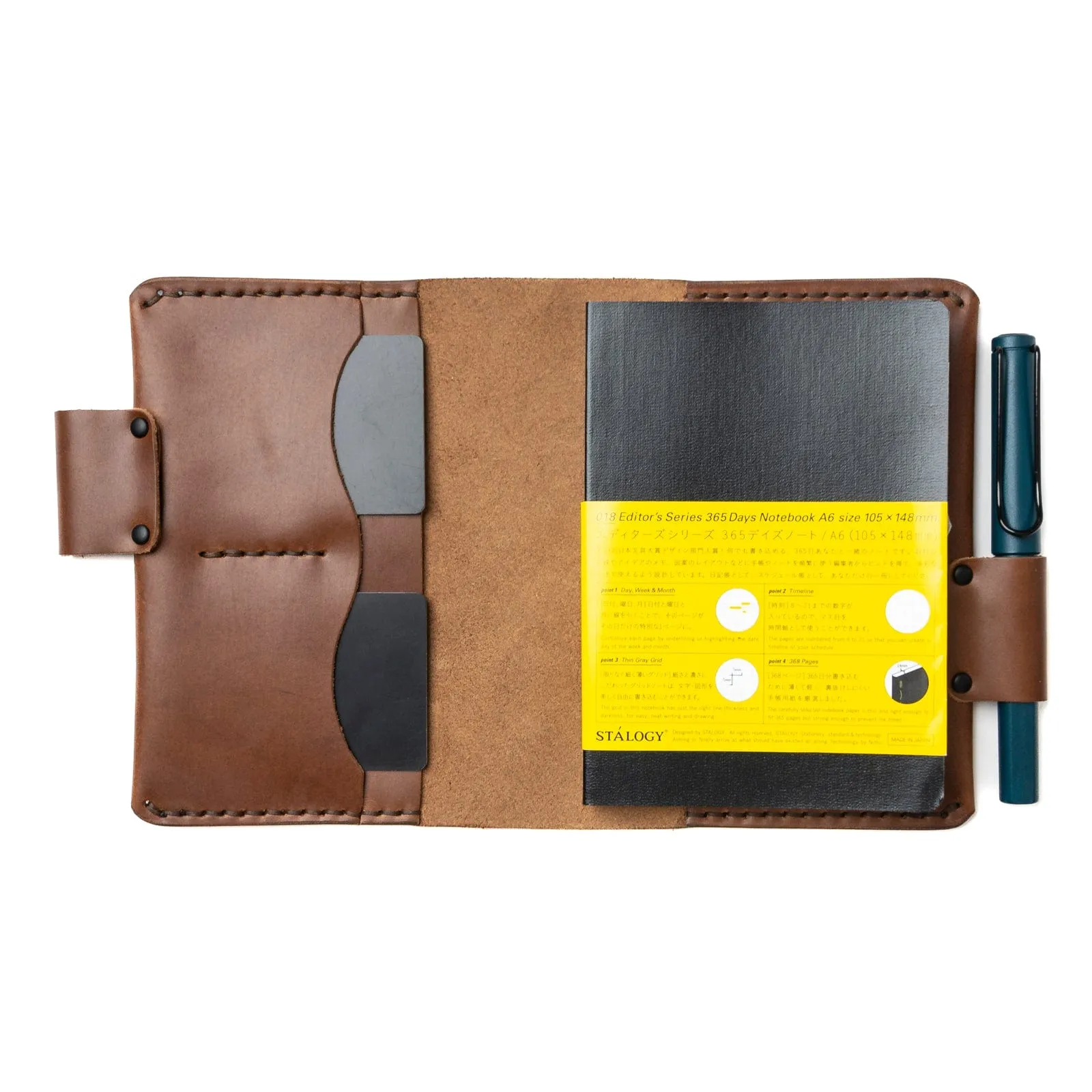 Leather Stalogy 365 Days A6 Notebook Cover