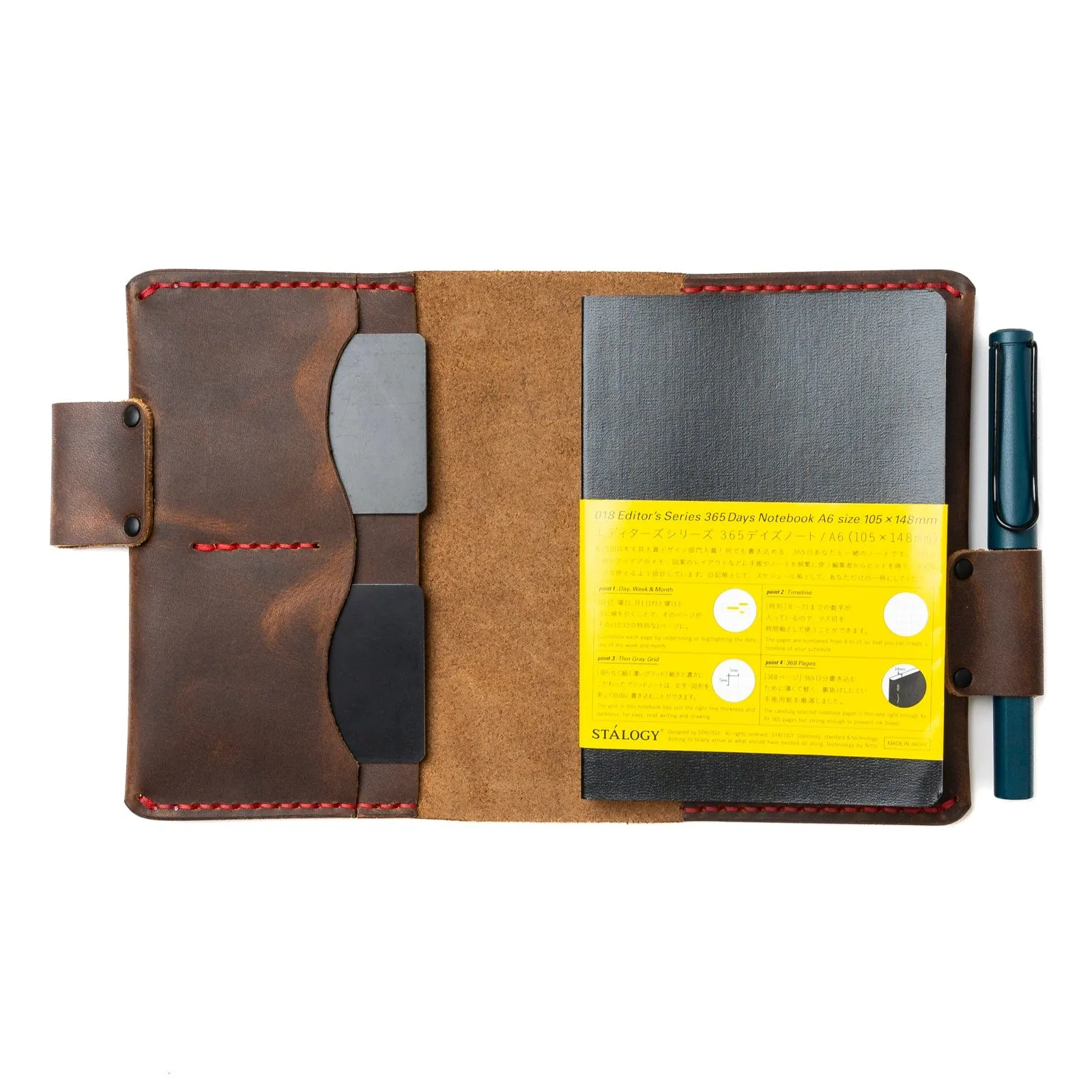Leather Stalogy 365 Days A6 Notebook Cover