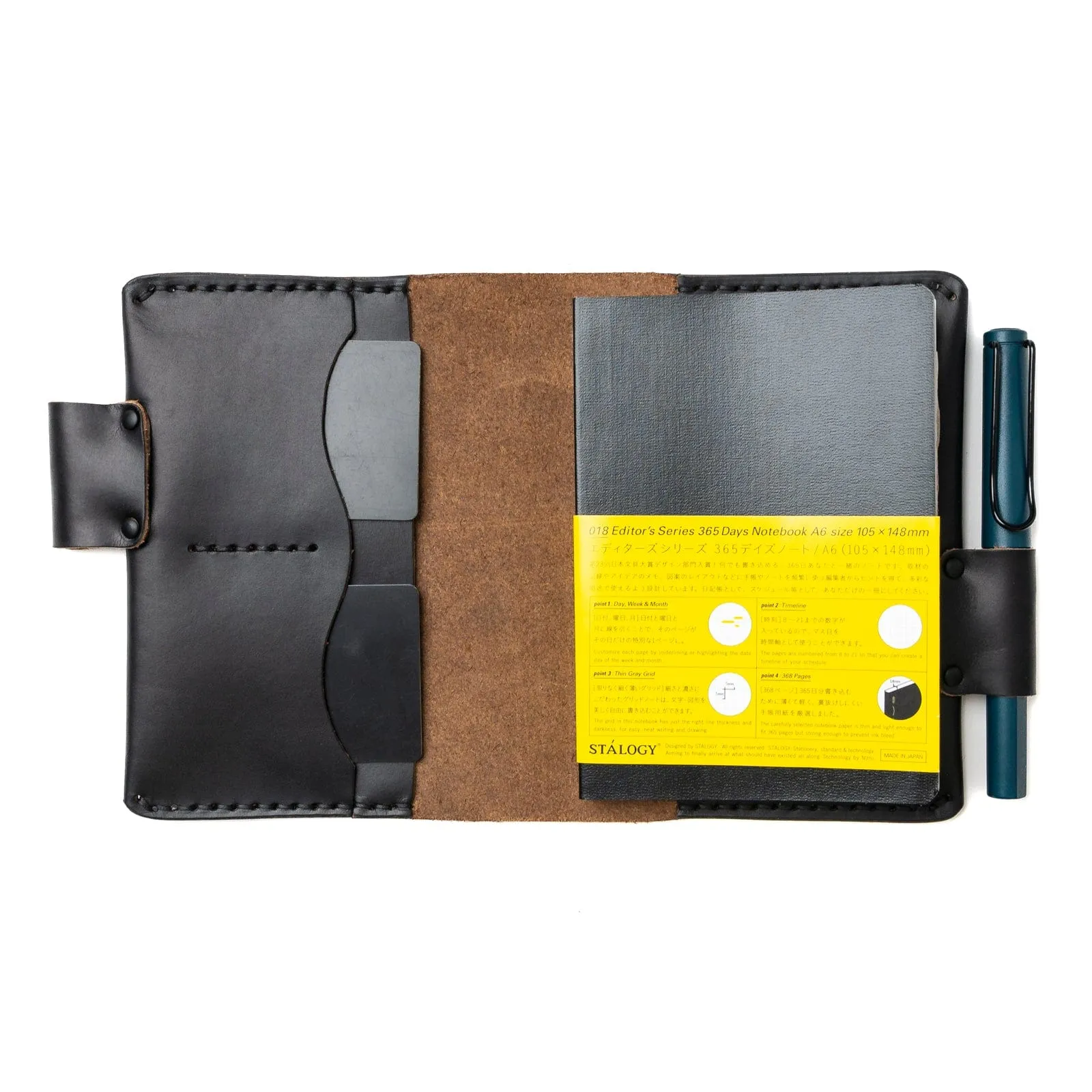 Leather Stalogy 365 Days A6 Notebook Cover