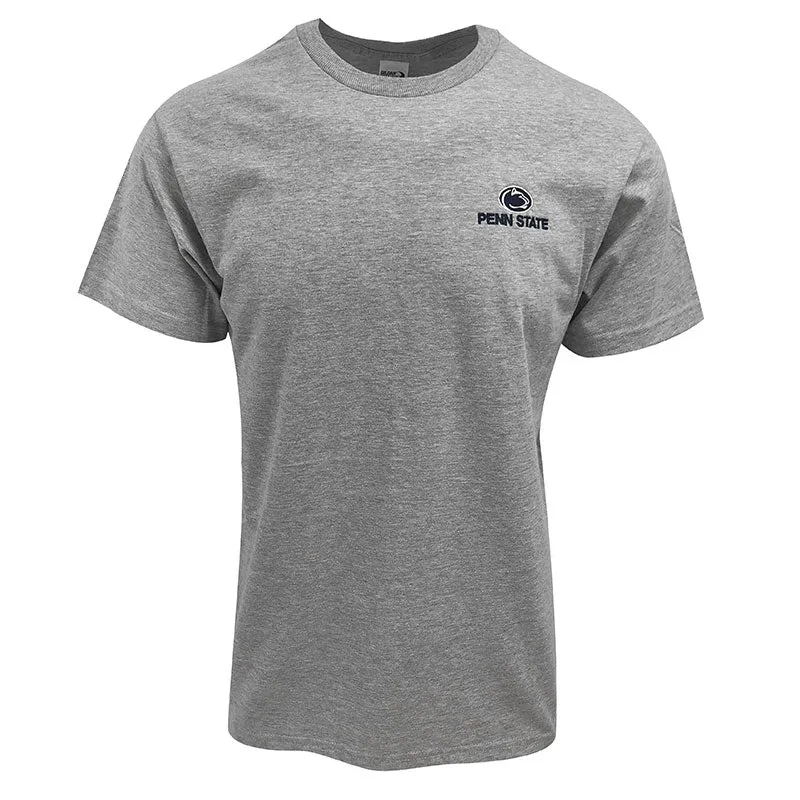 Left Chest Embroidered Cotton T-Shirt