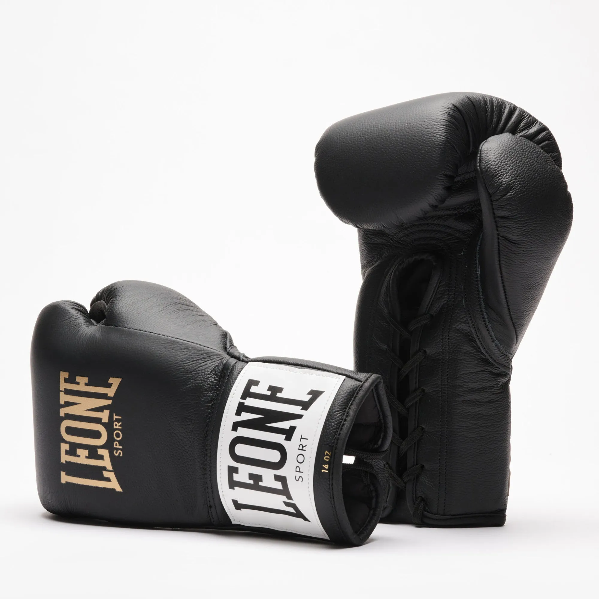 LEONE ROMEO CLASSICO BOXING GLOVES- BLACK
