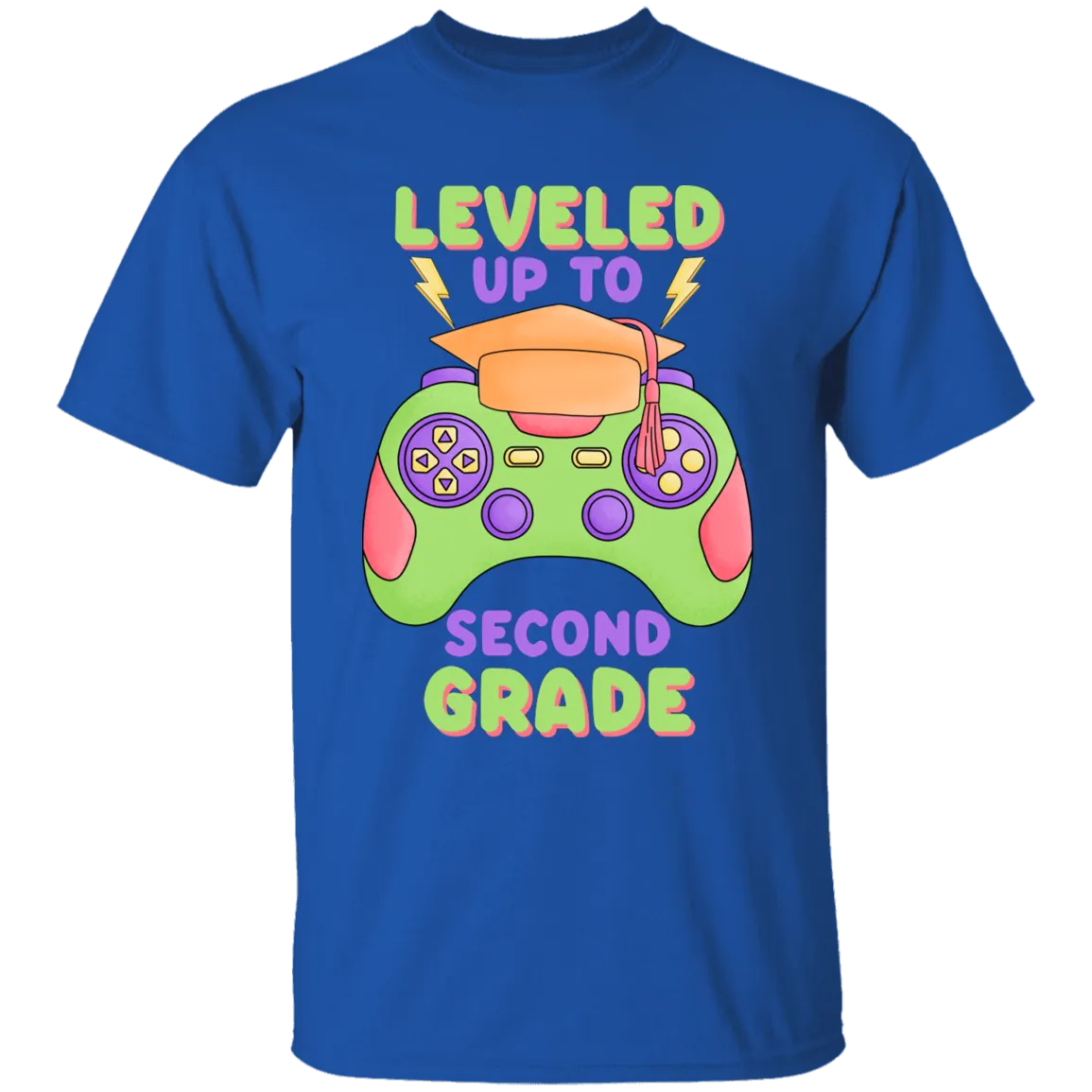 Level Up To Second Grade Youth Cotton T-Shirt