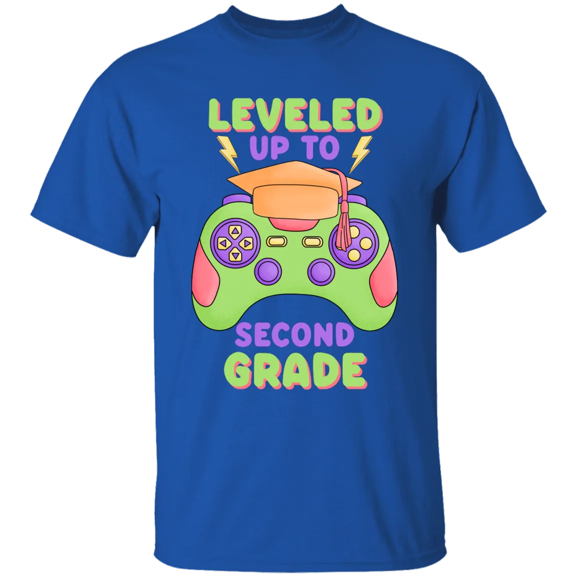 Level Up To Second Grade Youth Cotton T-Shirt