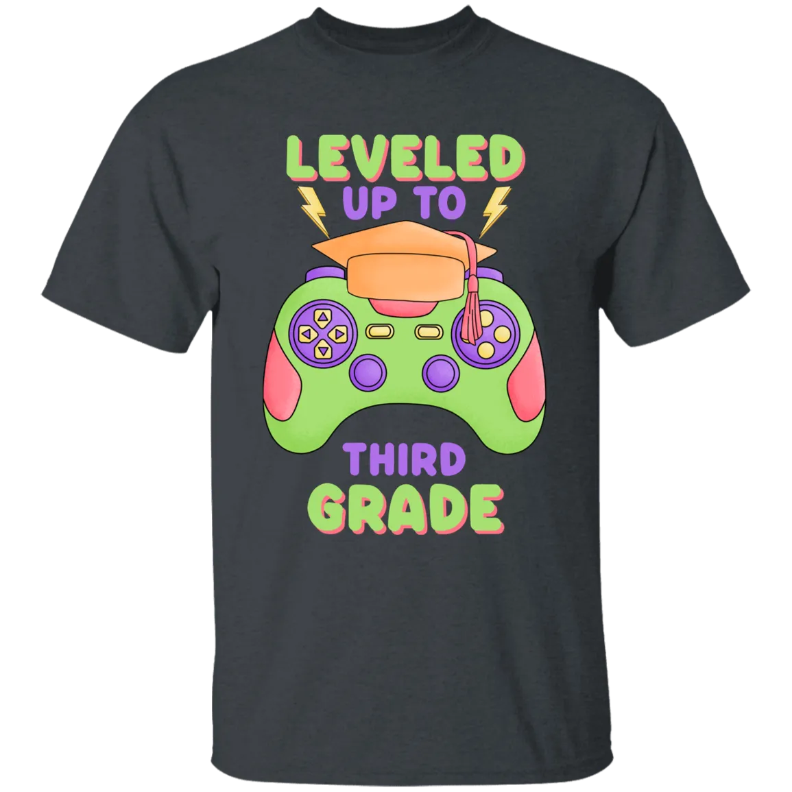 Level Up To Third Grade Youth Cotton T-Shirt