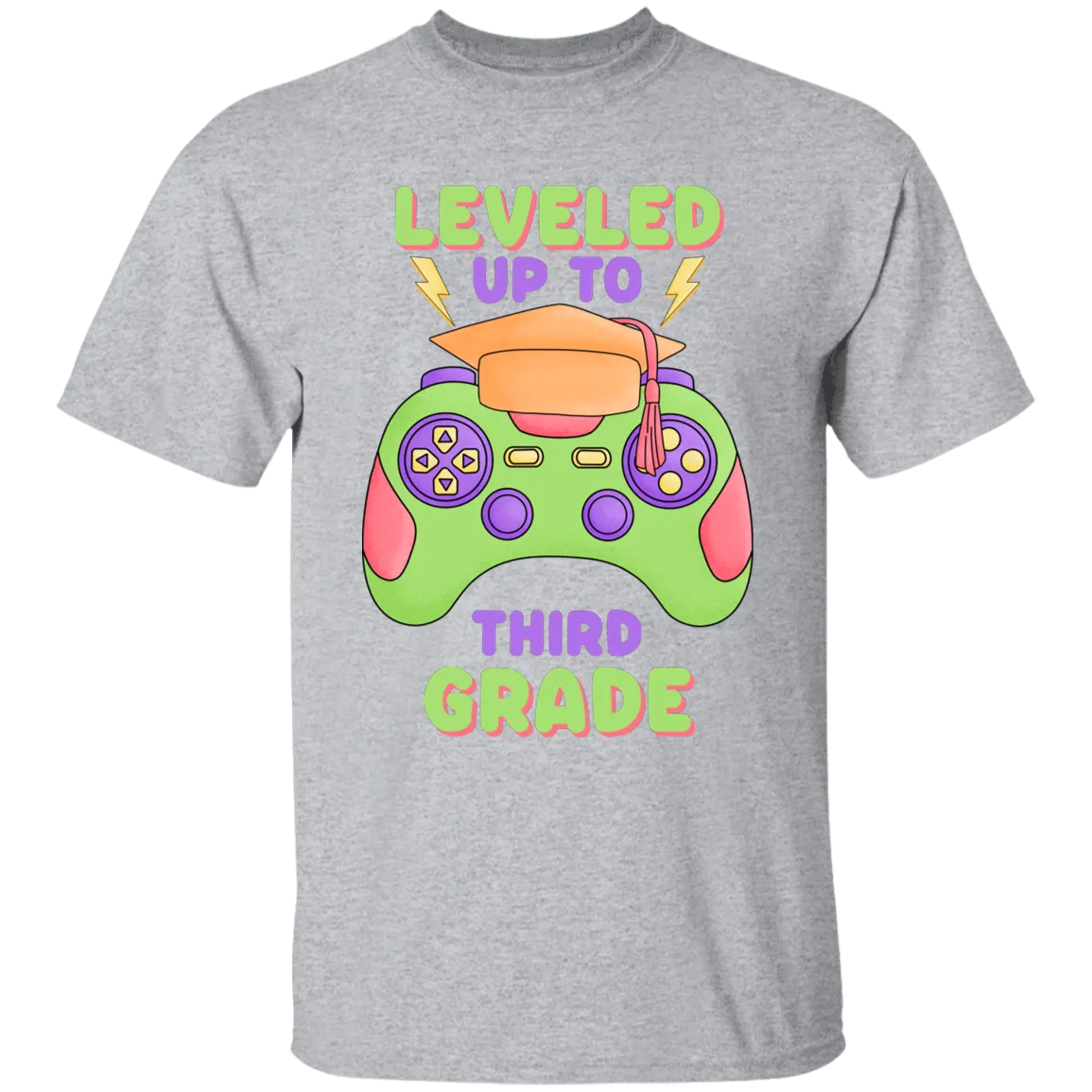 Level Up To Third Grade Youth Cotton T-Shirt
