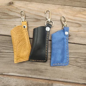 Lg Leather Chapstick Case