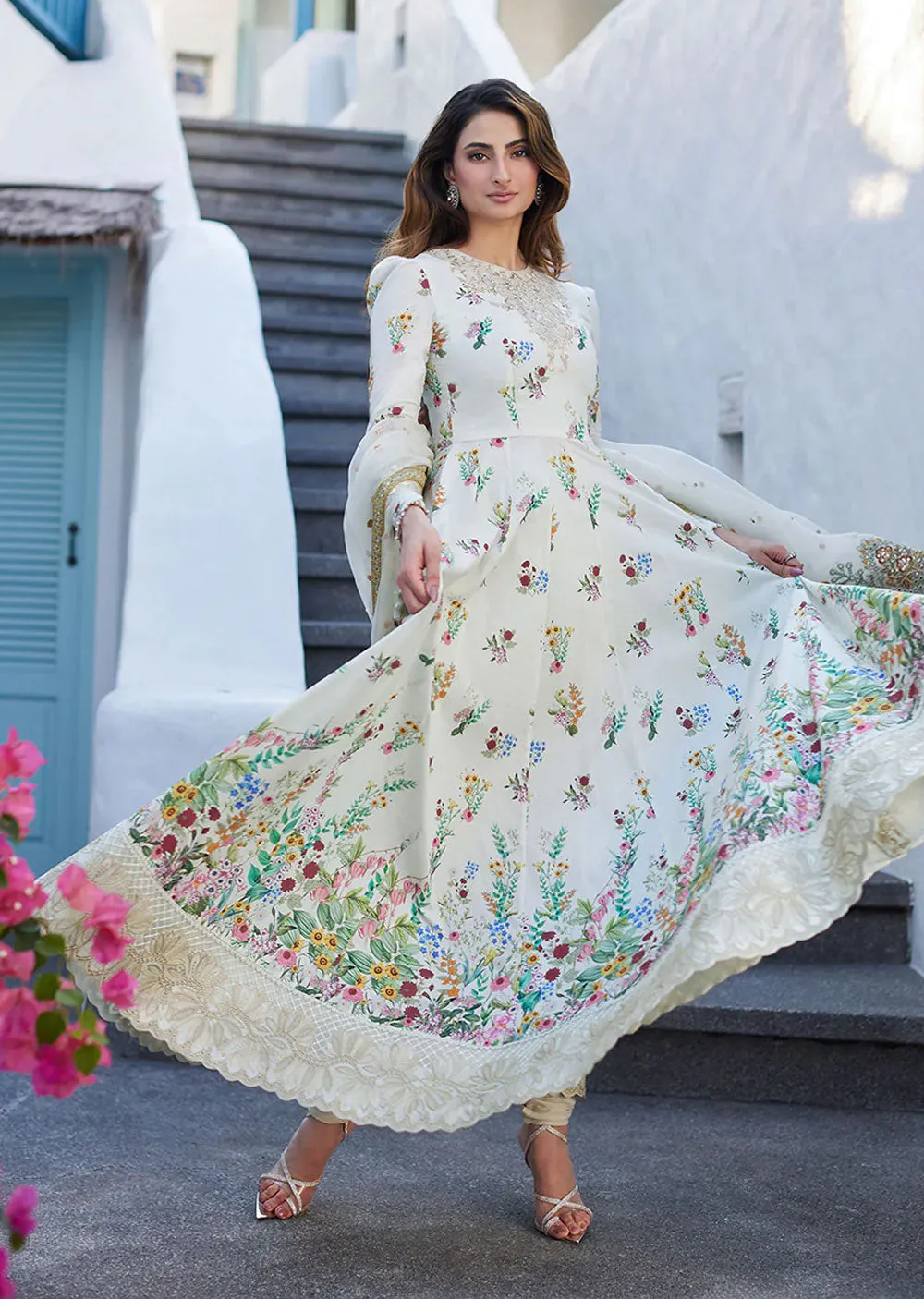 LIL-01 - Avelina - Unstitched - Liliana Luxury Lawn Collection 2024