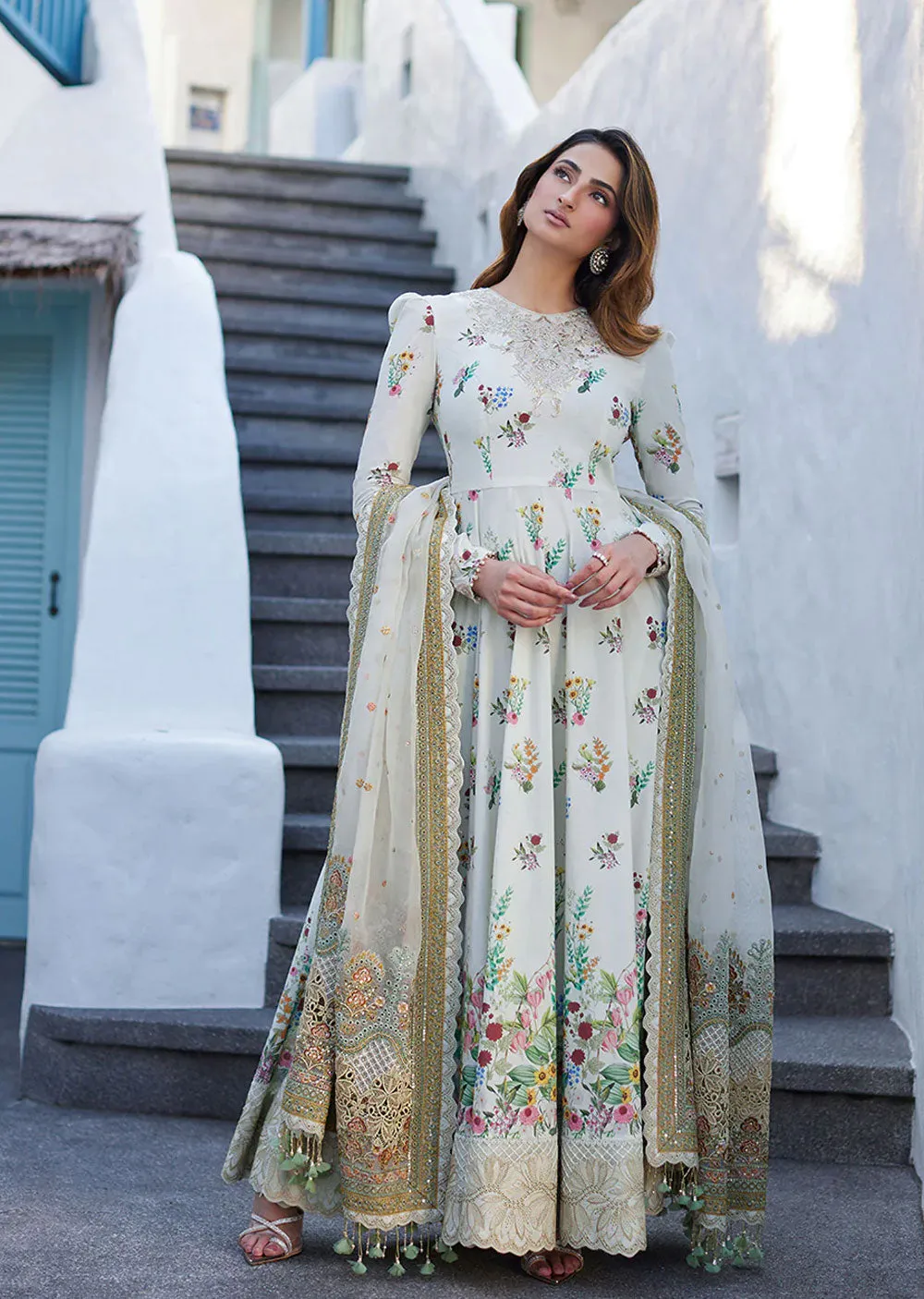 LIL-01 - Avelina - Unstitched - Liliana Luxury Lawn Collection 2024