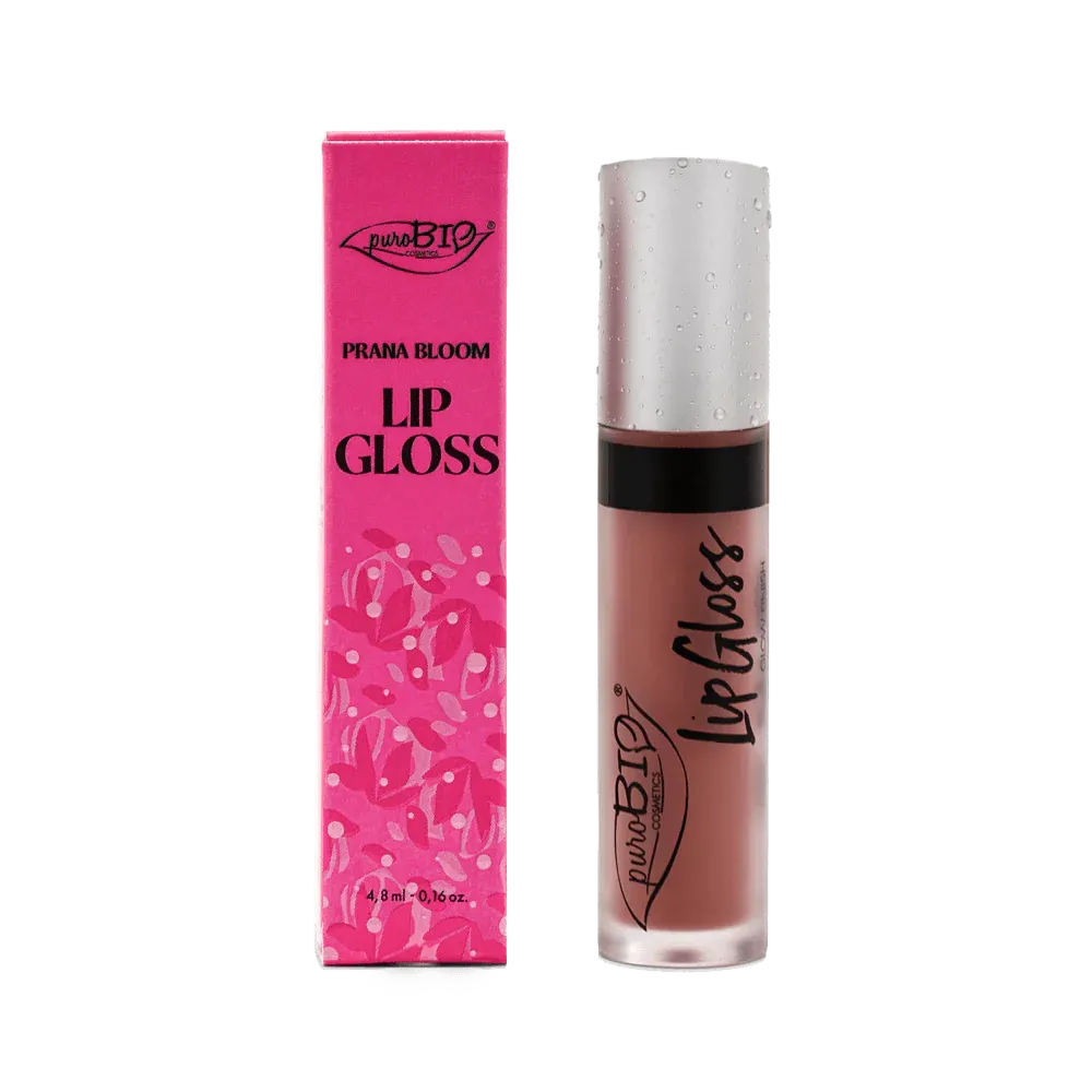 LIP GLOSS PRANA BLOOM n. 01 - Velvet nude / Glossy finish