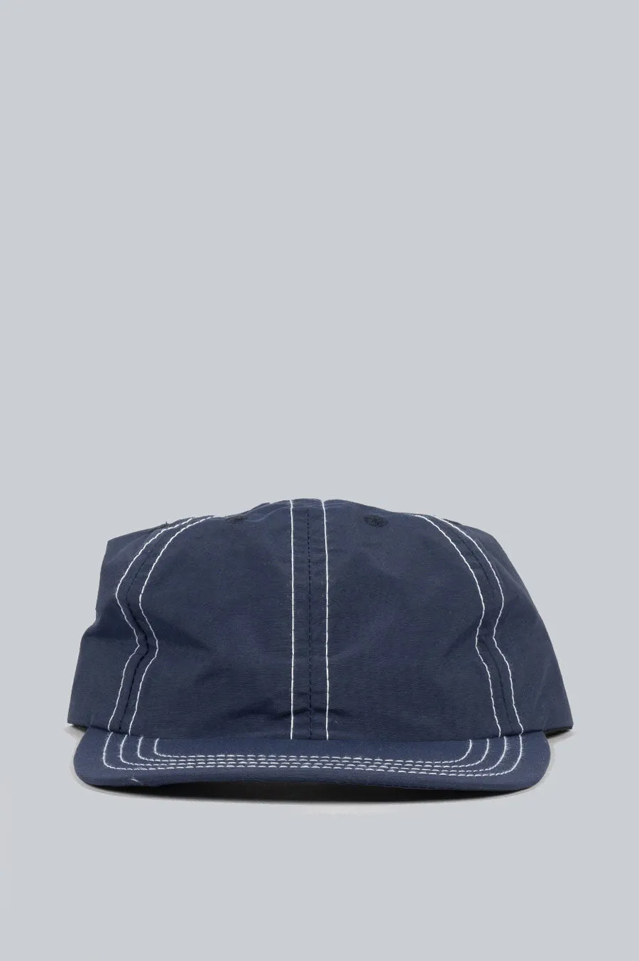 LITE YEAR JAPANESE NYLON TAFFETA 6 PANEL CAP NAVY