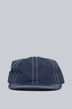 LITE YEAR JAPANESE NYLON TAFFETA 6 PANEL CAP NAVY