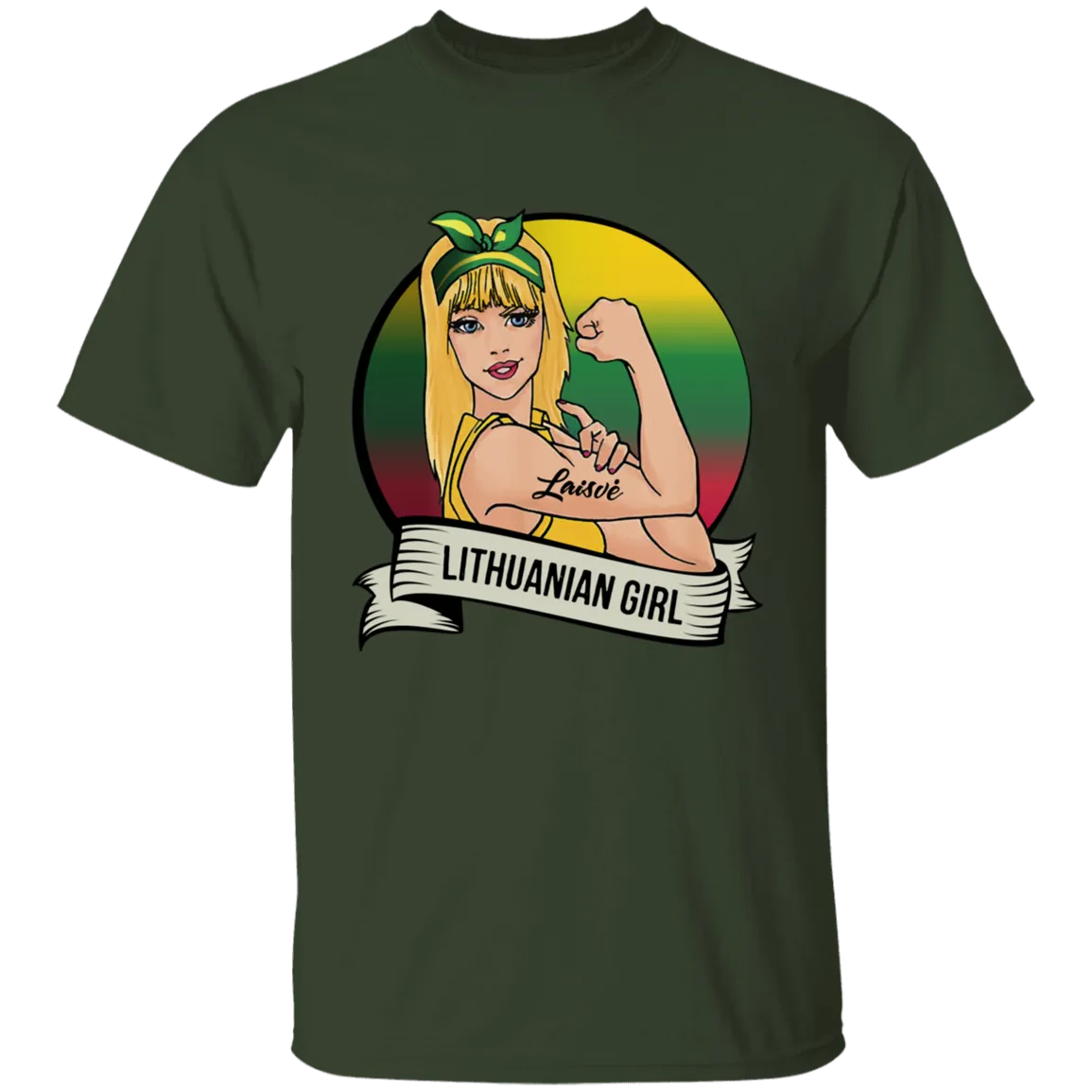 Lithuanian Girl - Boys/Girls Youth Classic Short Sleeve T-Shirt