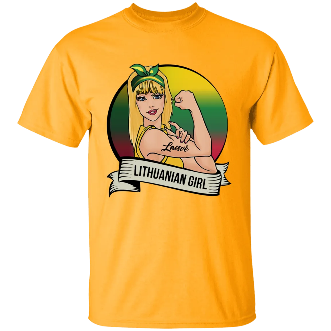 Lithuanian Girl - Boys/Girls Youth Classic Short Sleeve T-Shirt