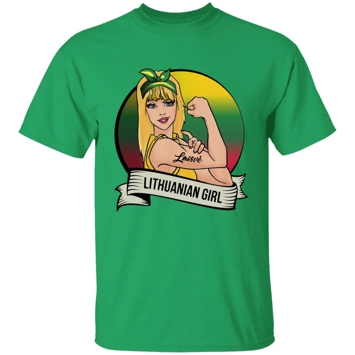 Lithuanian Girl - Boys/Girls Youth Classic Short Sleeve T-Shirt