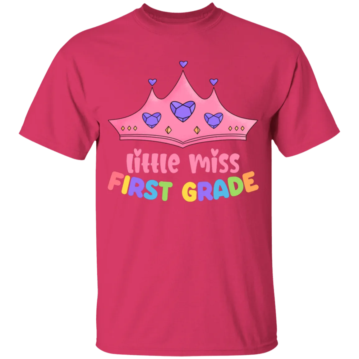 Little Miss First Grade Youth Cotton T-Shirt