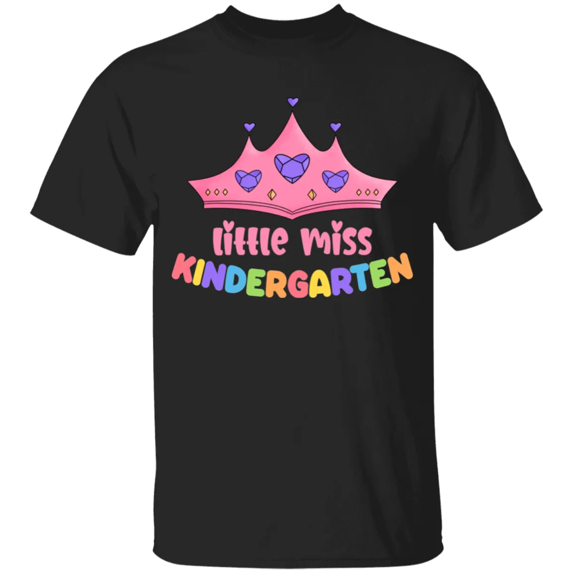 Little Miss Kindergarten Princess Youth Cotton T-Shirt