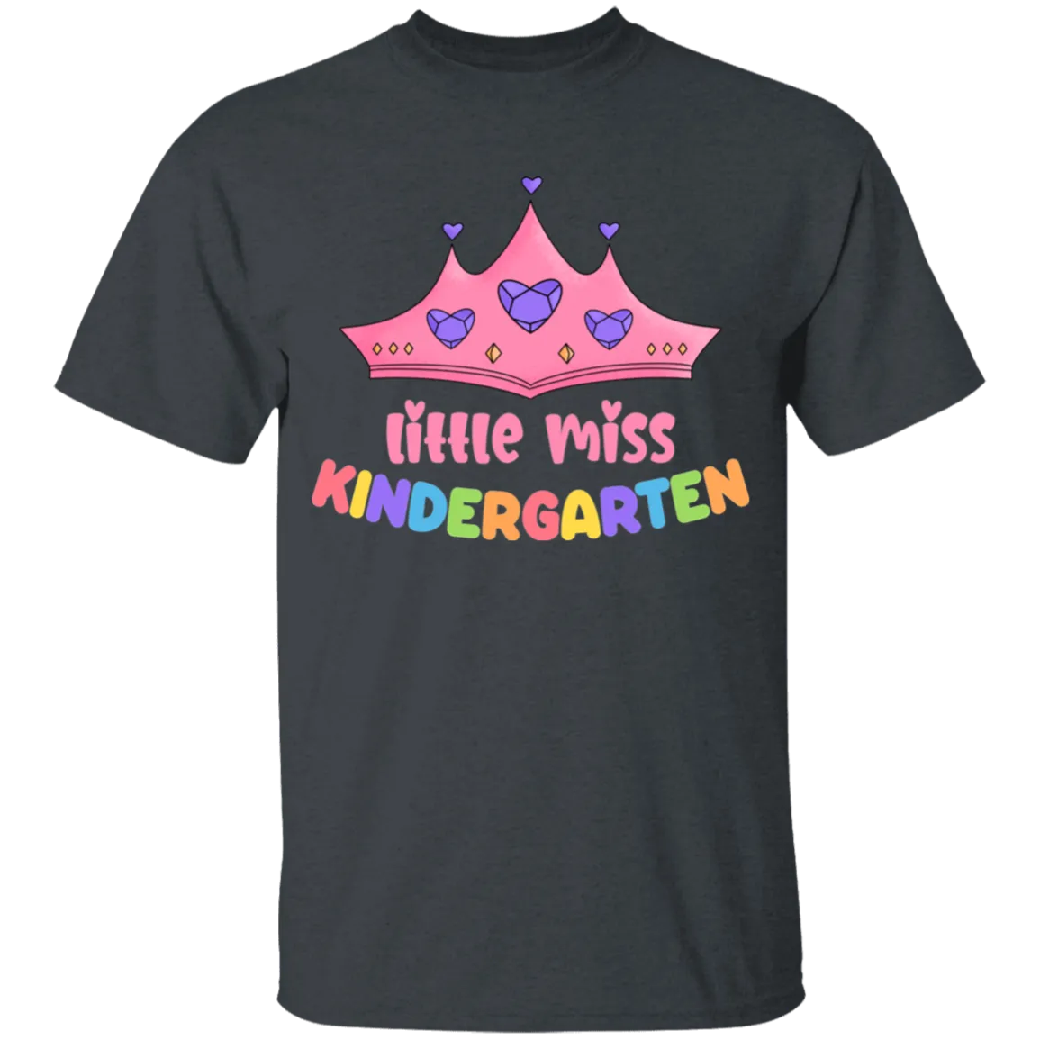 Little Miss Kindergarten Princess Youth Cotton T-Shirt