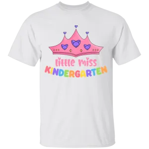 Little Miss Kindergarten Princess Youth Cotton T-Shirt