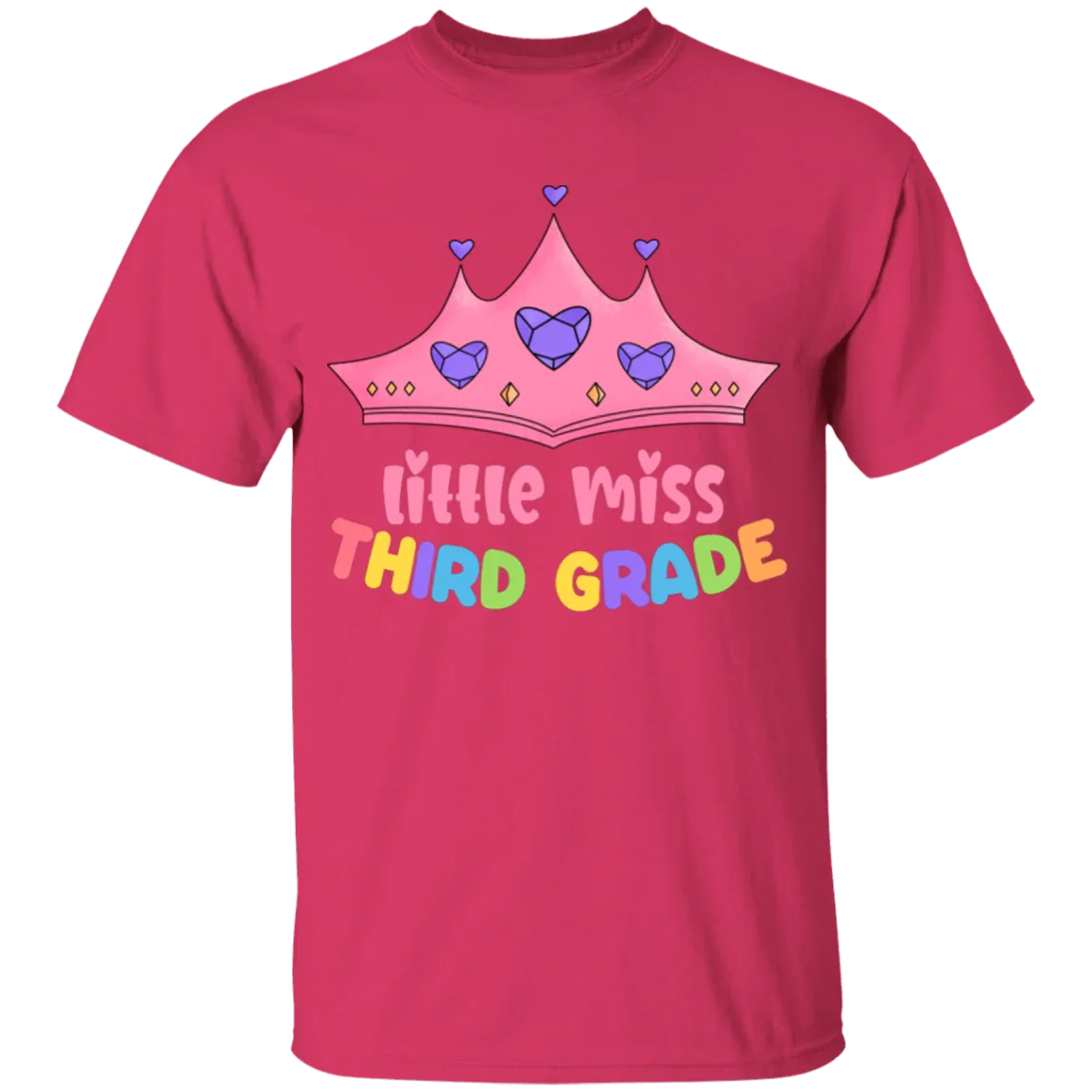 Little Miss Third Grade Youth  Cotton T-Shirt