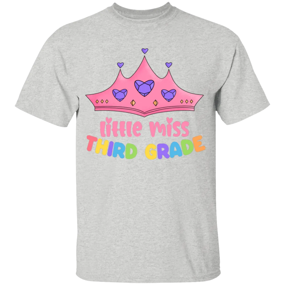 Little Miss Third Grade Youth  Cotton T-Shirt