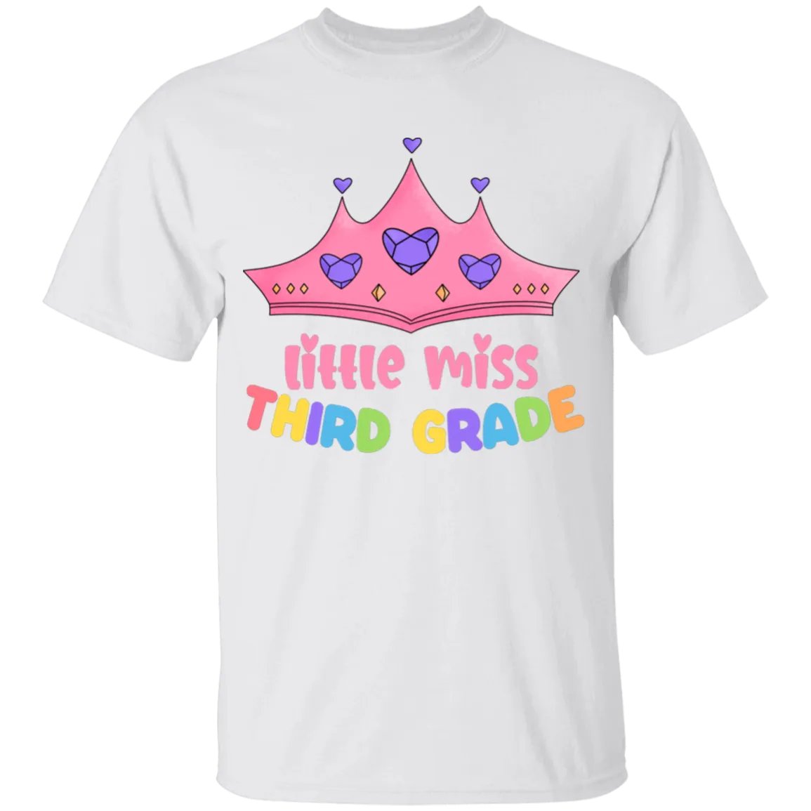 Little Miss Third Grade Youth  Cotton T-Shirt