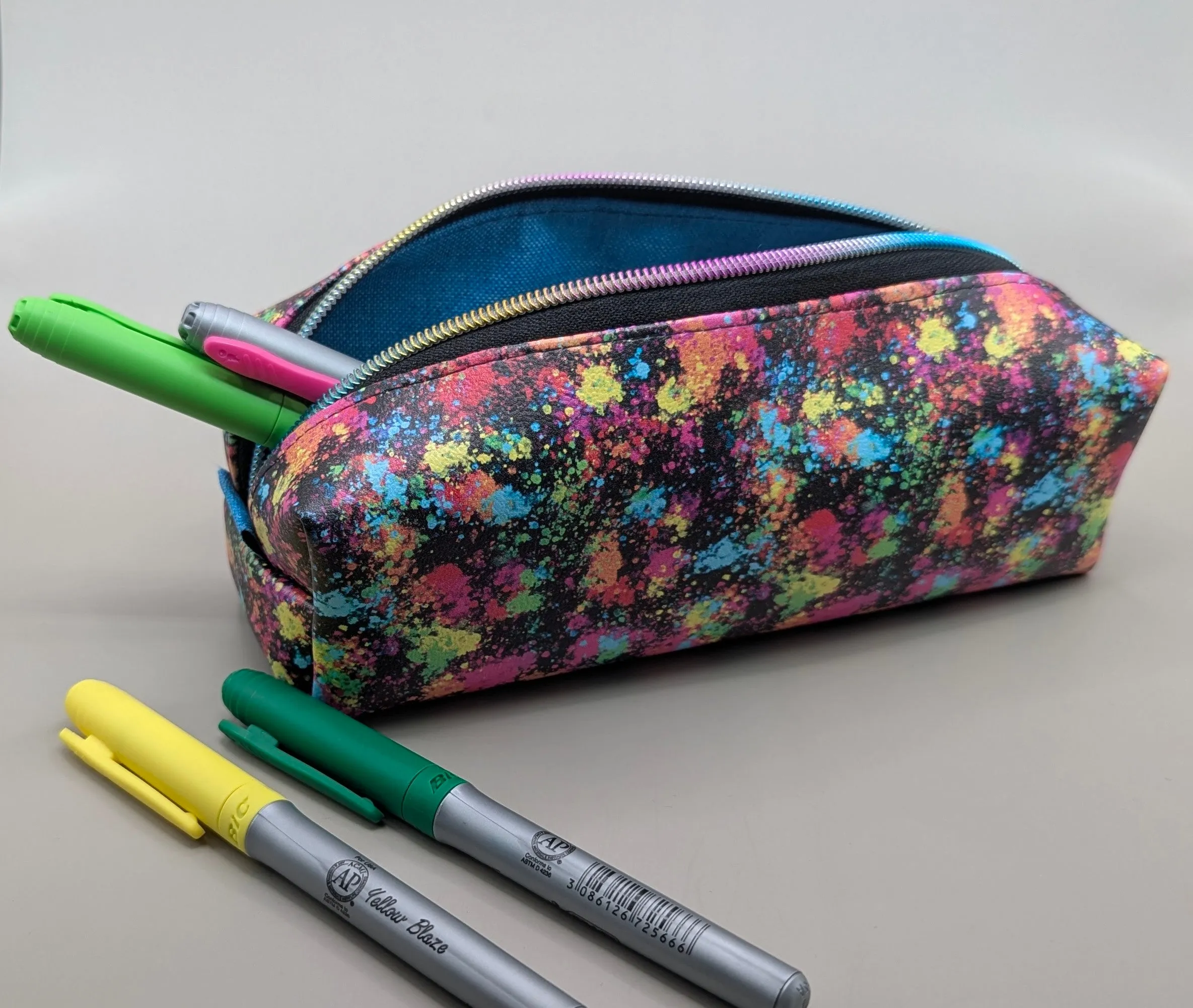 Long Boxy Bag - Paint Splatter